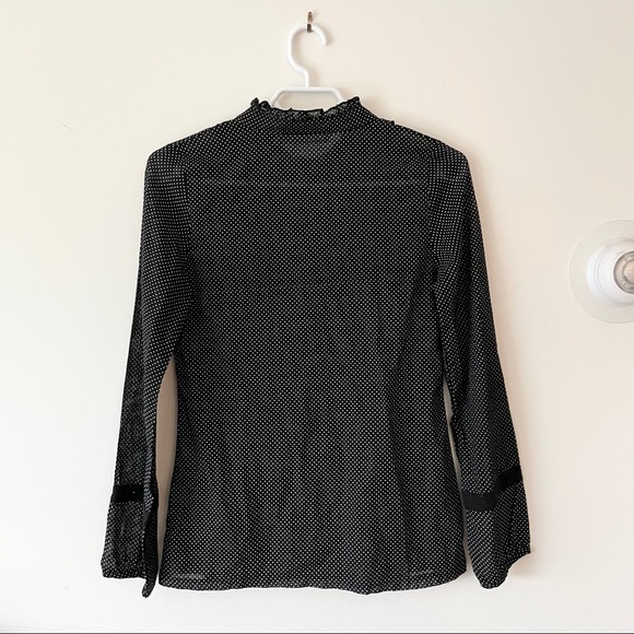 🖤Password Vintage Polka Dot Blouse - Picture 4 of 12